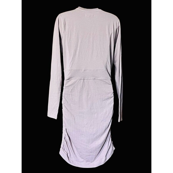 NWT Lemon & Bloom by Grey State Long Sleeve Ruched Knit Dress Sz XL Sustainable - Picture 6 of 6